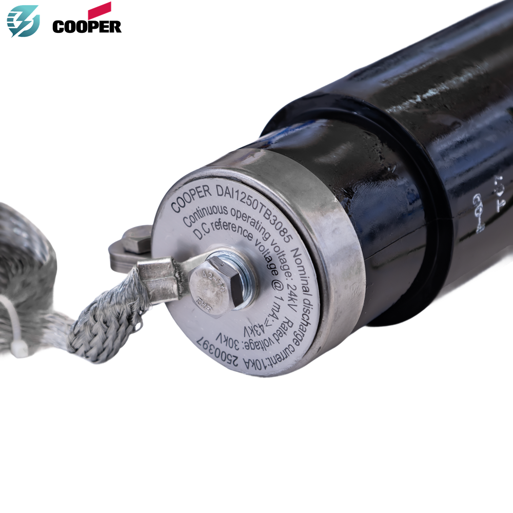 Eaton Cooper Power Series DAI1250TB3085 IEC Shielded Rear Surge Arrester 30 kV Ur 24 kV Uc - Image 4