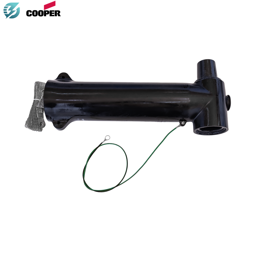 Eaton Cooper Power Series DSA1236-10-45 IEC Shielded T-Body Rear Surge Arrester 36 kV 10 kA